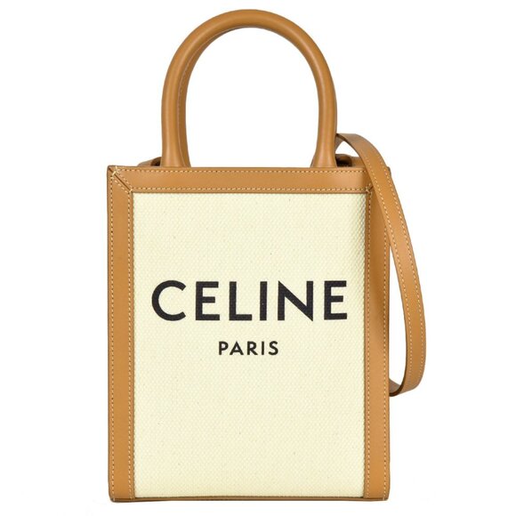 CELINE Brown Leather Shoulder Bag - Picture 1 of 7
